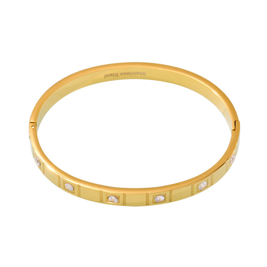 5A Zirconia Full Tennis Bracelet - Ultra Sparkle Diamond-Cut Bangle